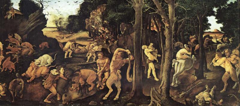 Piero di Cosimo A Hunting Scene